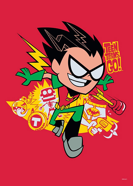 Teen Titans Go Robin Electric Shock Poster