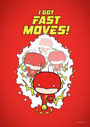 The Flash Chibi I Got Fast Movies Demon Poster