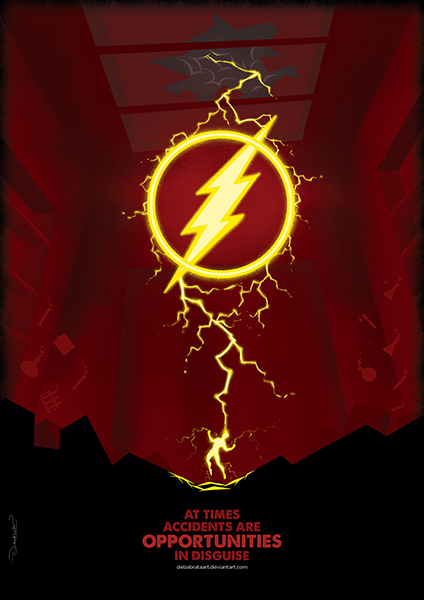 The Flash Minimal Poster