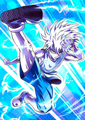 Whirlwind Killua Zoldyck Hxh Poster