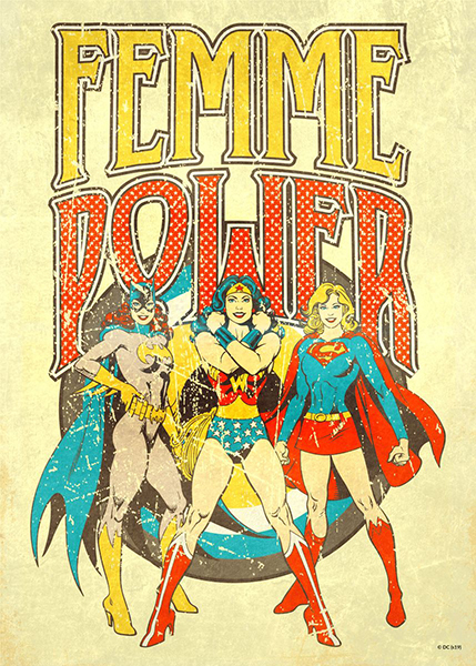 Wonder Woman Femme Power Poster