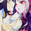 Albedo And Shaltear Overlord Poster