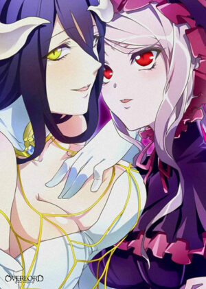 Albedo And Shaltear Overlord Poster