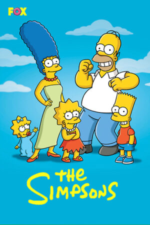 Animated Show The Simpsons Poster