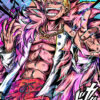 Don Kihoti Doflamingo One Piece Comic Poster