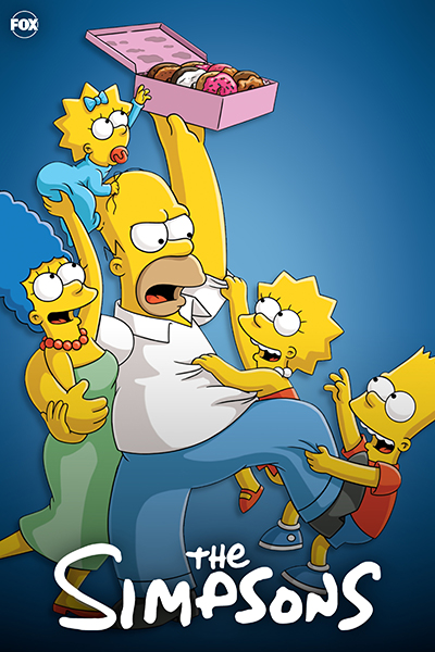 Donut Party The Simpsons Poster