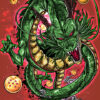 Eternal Shenron Dragon Ball Comic Poster