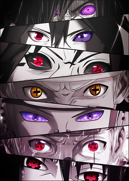 Eyes Naruto Shippuden Poster