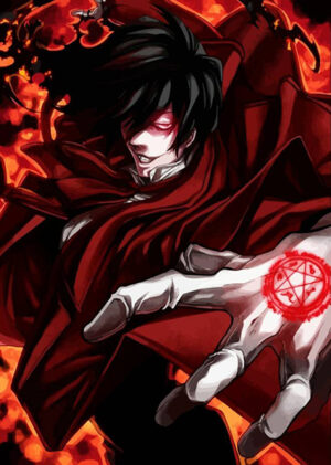 Fierce Alucard The Hellsing Ultimate Vampire Poster