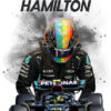 Formula One Lewis Hamilton Poster