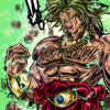 God Broly Dragon Ball Comic Poster