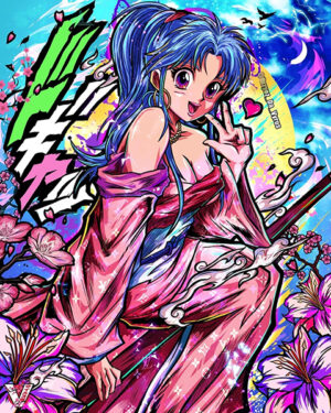 Grim Reaper Waifu Yu Yu Botan Hakusho Comic Poster