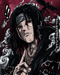 Itachi Uchiha Naruto Shippuden Comic Poster