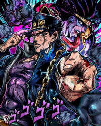 Jojo's Bizarre Adventure Comic Poster