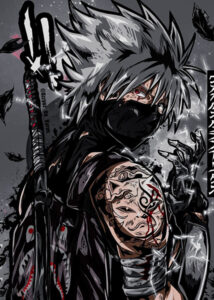 Kakashi Naruto Shippuden Comic Poster