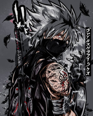 Kakashi Naruto Shippuden Comic Poster