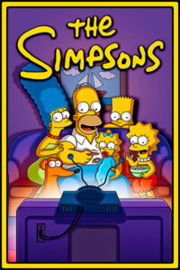 Late Night Show The Simpsons Poster