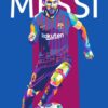 Lionel Messi Popart Poster