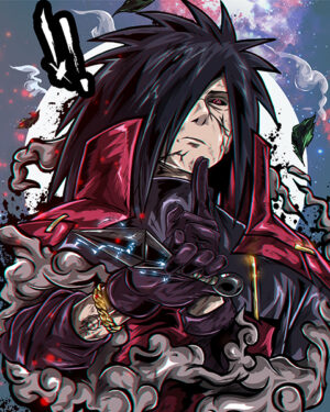 Madara Uchiha Naruto Shippuden Comic Poster