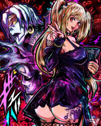 Misa Death Note Comic Poster