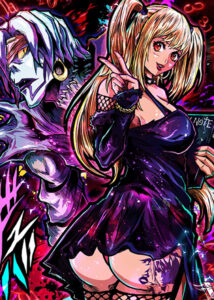 Misa Death Note Comic Poster