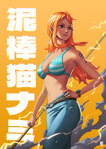 Navigator Nami One Piece Poster