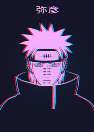 Neon Obito Uchiha Naruto Shippuden Poster