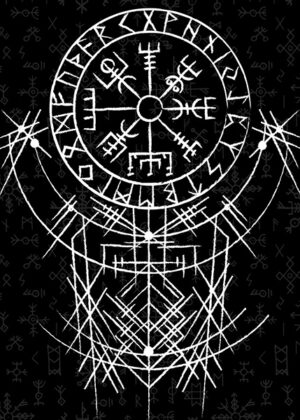 Norse Vegvisir Poster Poster