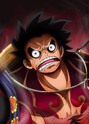 Gear 5 Bound Man Luffy One Piece Poster