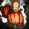 One Punch Man Saitama Punch Poster