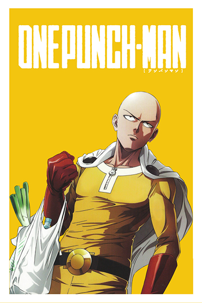 One Punch Man Saitama Shopping Poster