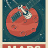 Planet Mars Solar System Poster