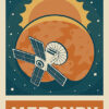 Planet Mercury Solar System Poster