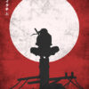 Itachi Uchiha Naruto Shippuden Silhouette Anime Poster