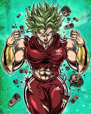 Powerful Fusion Kefla Dragon Ball Comic Poster