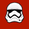 Red Stormtrooper Star Wars Poster