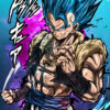 Vegeto Super Saiyan Blue Dragon Ball Comic Poster