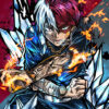 Shoto Todoroki My Hero Academia Comic Poster