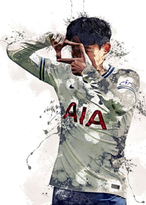 Son Heung Min Tottenham Poster