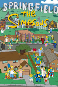 Springfield The Simpsons Poster