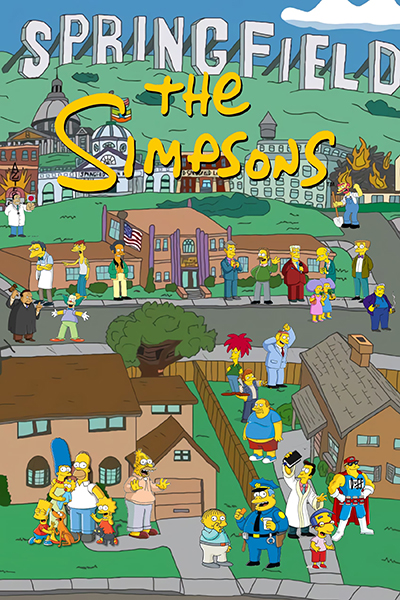 Springfield The Simpsons Poster