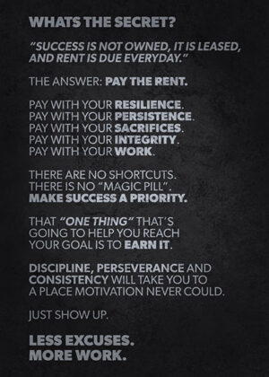 Success Rent Is Due Poster