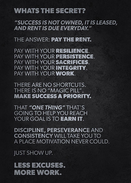 Success Rent Is Due Poster