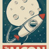 The Moon Solar System Poster