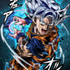 Ultra Instinct Goku Dragon Ball Comic Poster