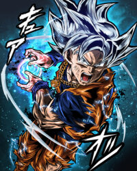 Ultra Instinct Goku Dragon Ball Comic Poster