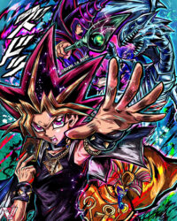 Yami Yugi Yu Gi Oh Comic Poster