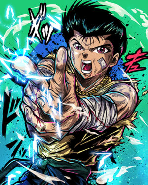 Yusu Yu Yu Hakusho Comic Poster