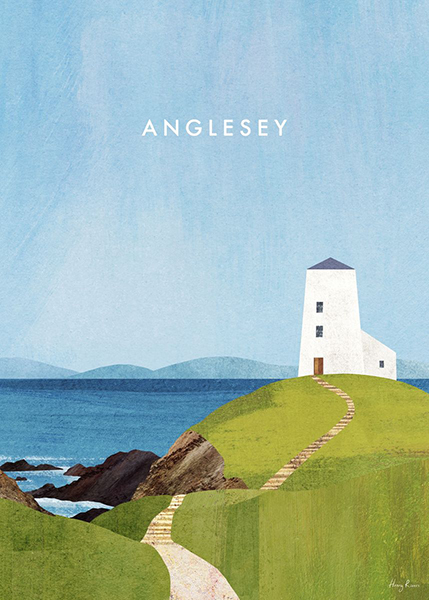 Anglesey United Kingdom Minimalist Travel Poster