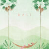 Bali Indonesia Minimalist Travel Poster